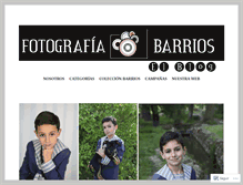 Tablet Screenshot of fotografiabarrios.com